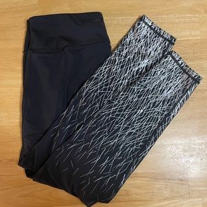 Senita Athletics Amp Leggings Silver Metallic size Large